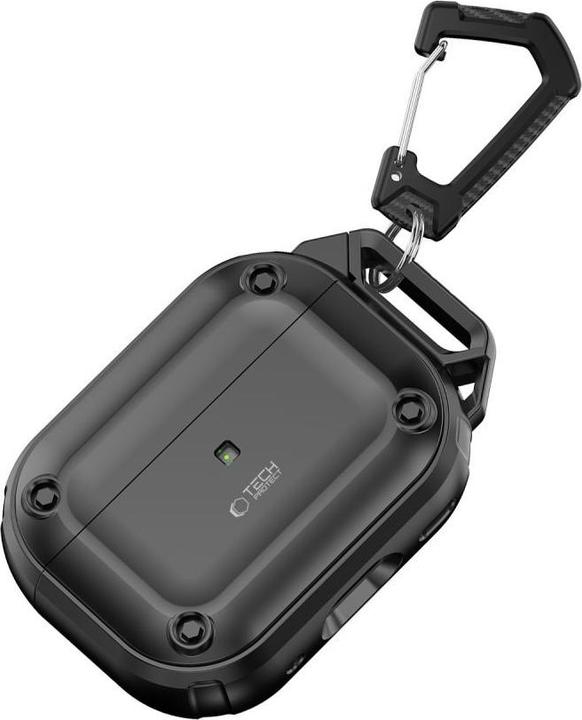Produktbild Tech-Protect ROUGH HOOK Apple AIRPODS PRO 1 / 2 BLACK (Kopfhörer Hülle)
