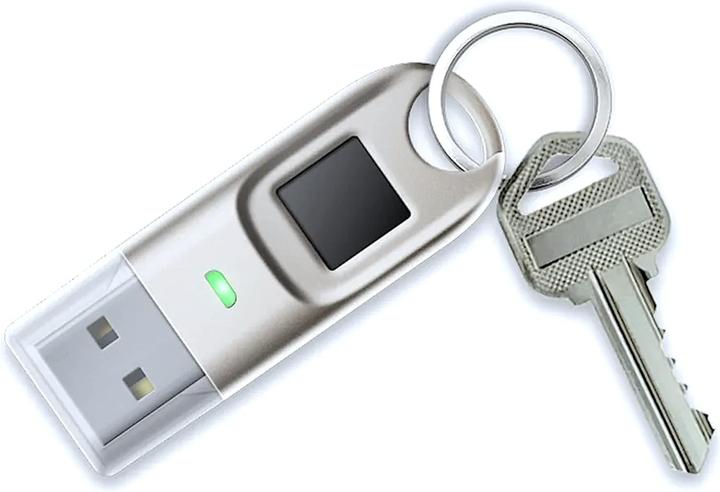 Actual product image ChipNet FIDO2 USB Key and Digital ID BioPass with Fingerprint Security