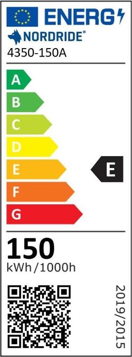 Energy Label Nordride Floodlight LED Field Light 150 W, 5000 K, 18000 lm (18000 lm)