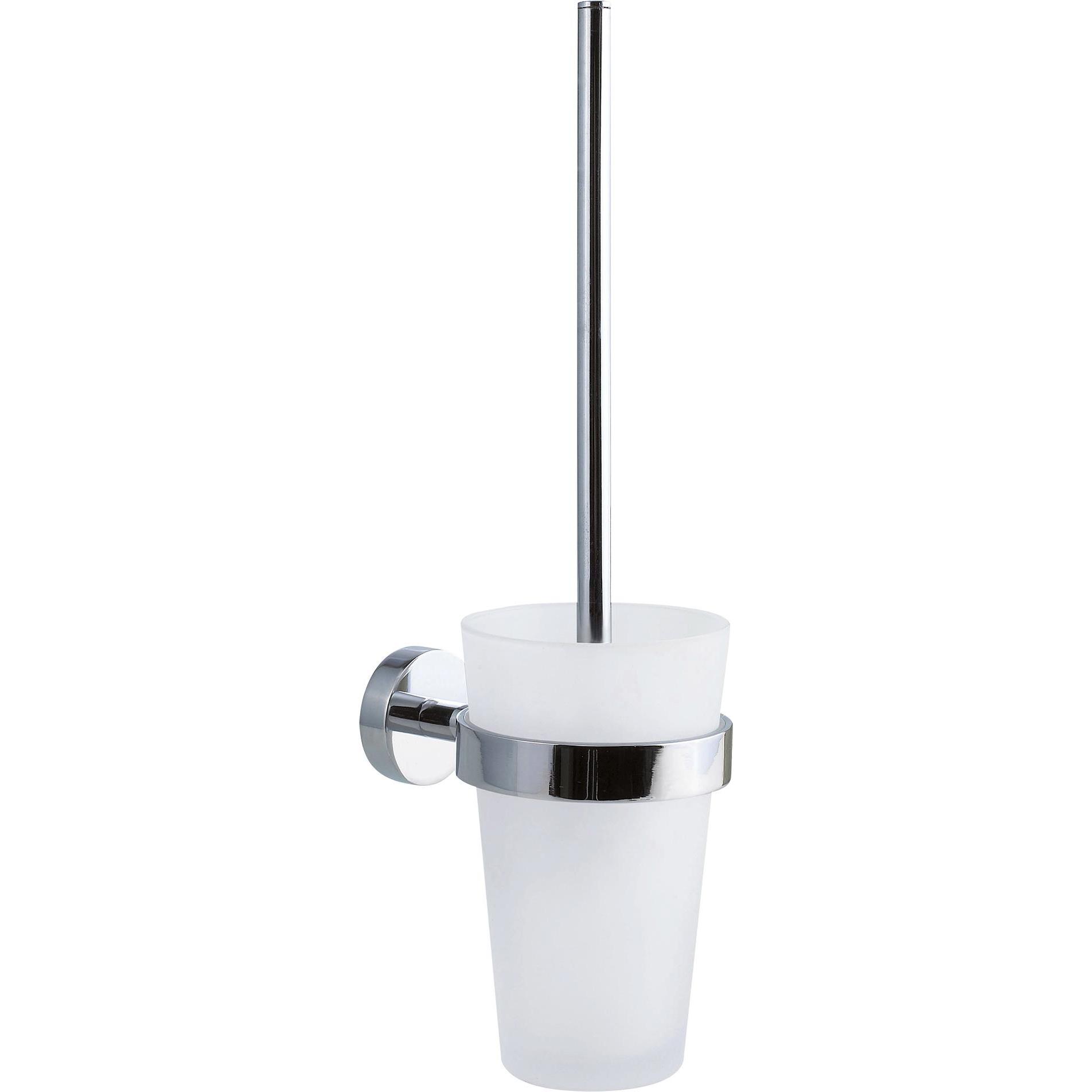 tesa, Toilettenbürste, SMOOZ WC-Bürstengarnitur inkl. Klebelösung ohne Bohren