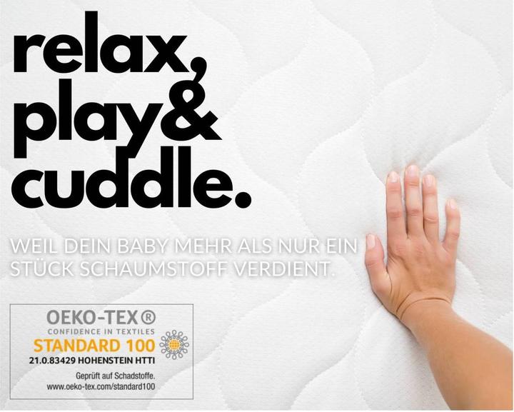 Actual product image Sämann Cloud Basic playpen mattress (100 cm)