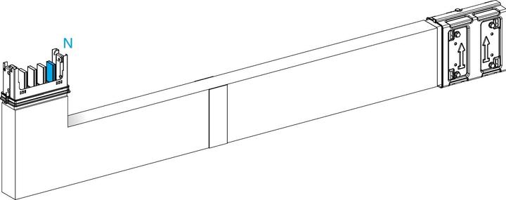 Actual product image Schneider Electric SE KSA250DLE42F KSA angle element selector length (Terminal strips)