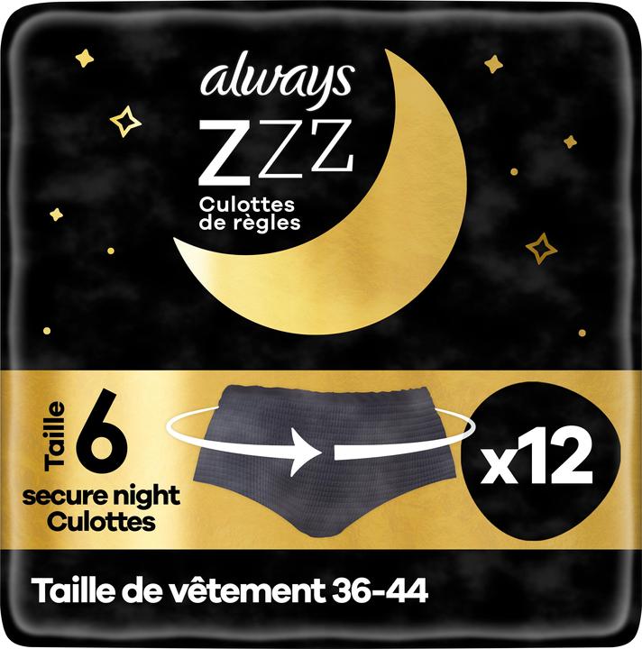 Immagine prodotto Always Zzzs (12 x, Fodere per mutande)