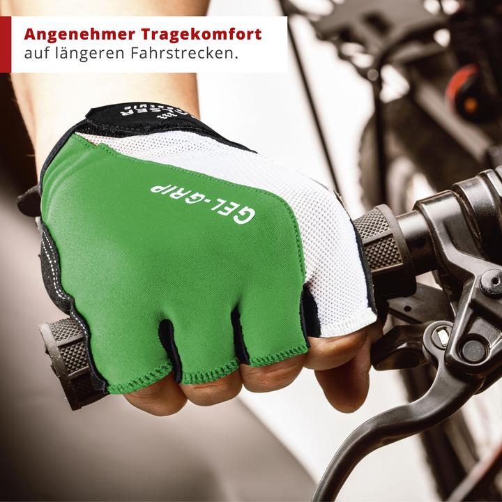 Produktbild Walser Fahrradhandschuhe Gr. M, grün Gel-Grip (M)