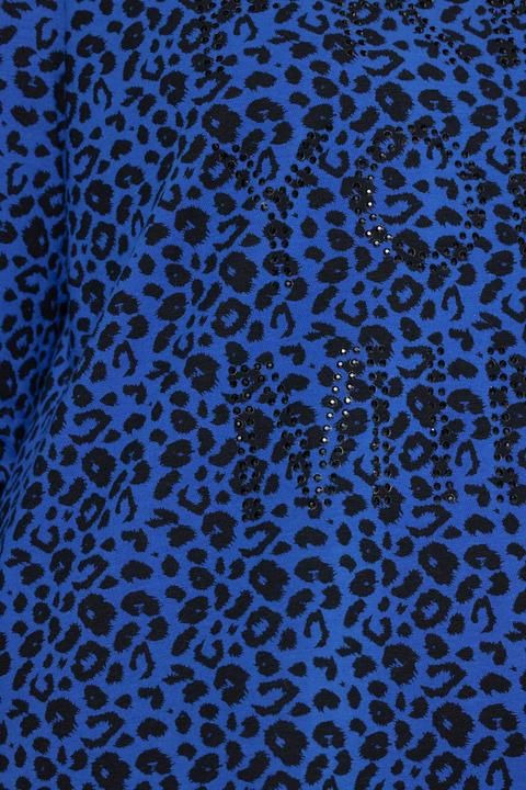 Produktbild Miamoda Longshirt, Leomuster, Glitzer-Statement, 3/4-Ärmel (50)