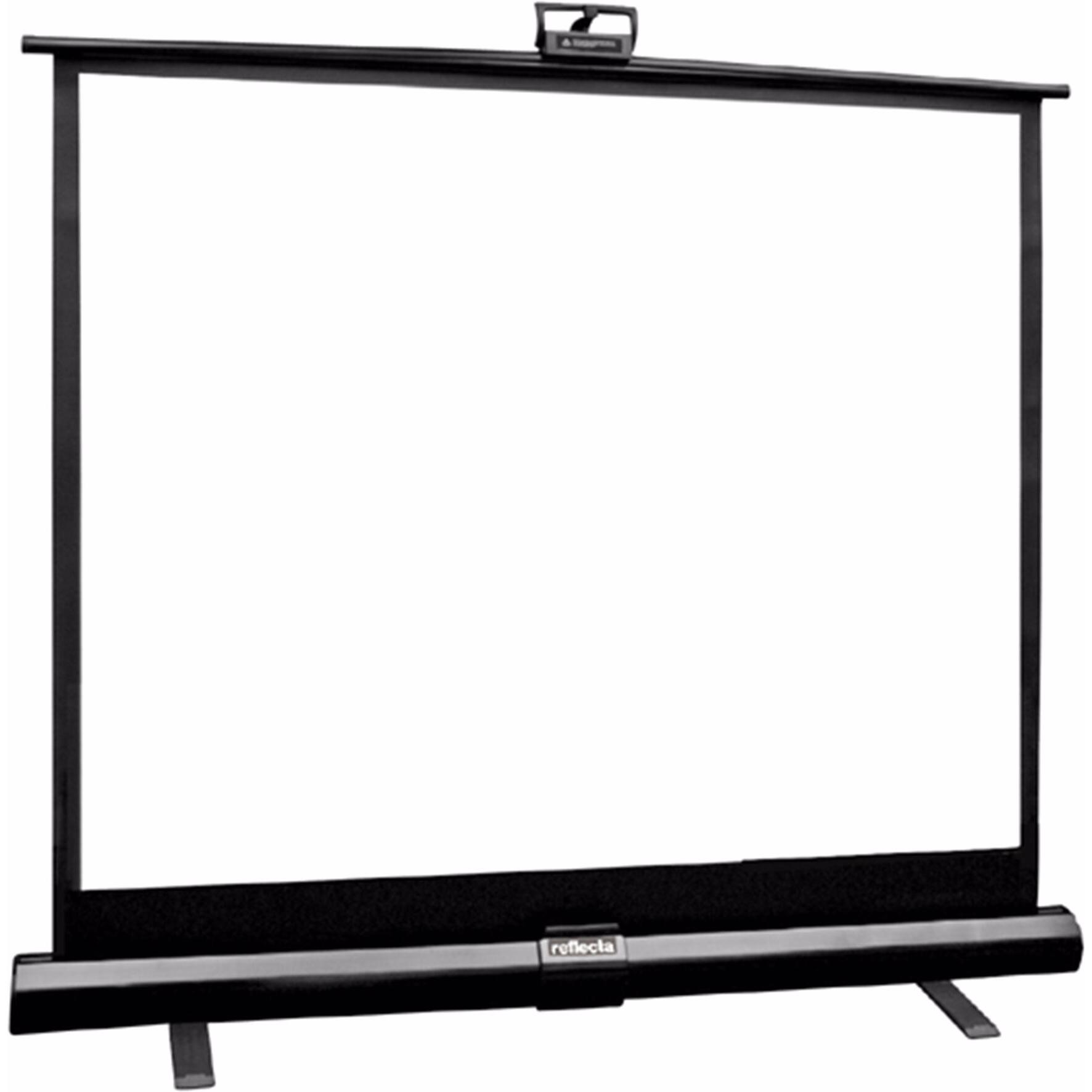 Reflecta Tischlichtbildwand ultra-portable 87x77cm (39.76", 4:3), Leinwand, Schwarz