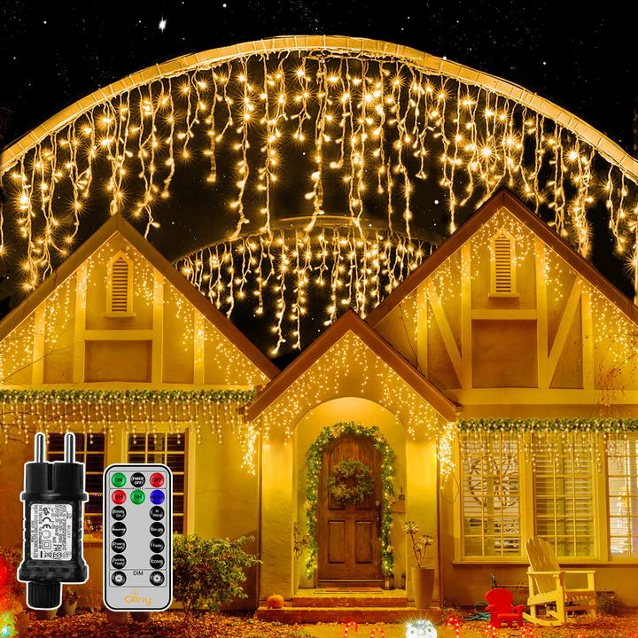 Actual product image Ollny Ice rain light chain (10 m)