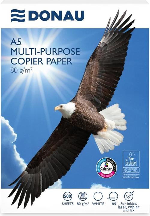 Produktbild Donau Kopierpapier (80 g/m², 500 x, A5)