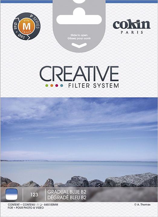 Cokin Filter P123 Verlauf 2 (82 mm, ND- / Grauverlauffilter)
