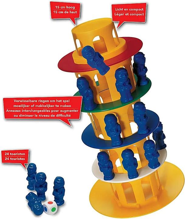 Immagine prodotto Jumbo Giochi di viaggio con la Torre di Pisa (Francese, Inglese, Tedesco, 2 - 4 Giocatori)
