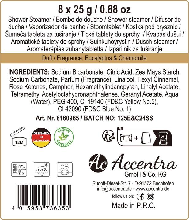 Produktbild Accentra RISE & SHINE - Duschbomben