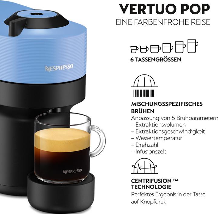 Immagine prodotto De'Longhi Nespresso Vertuo Pop (NESPRESSO Vertuo, Spina UE)