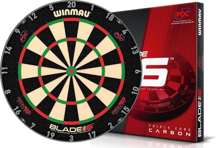 Winmau Dartboard Blade 6 Triple Core Carbon