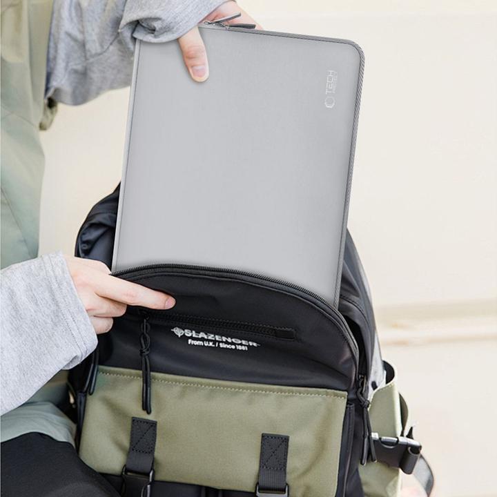 Immagine prodotto Tech-Protect Neoslim Laptop Sleeve 13-14" con custodia per accessori - Grigio (14")
