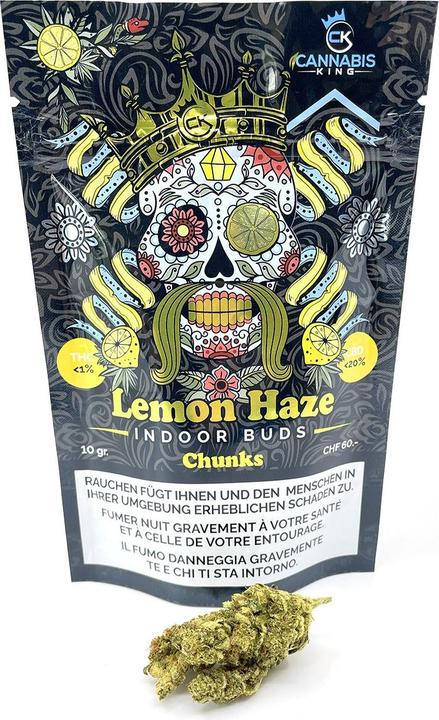 Produktbild Cannabis King Lemon Haze Chunks (10 g, Indoor)