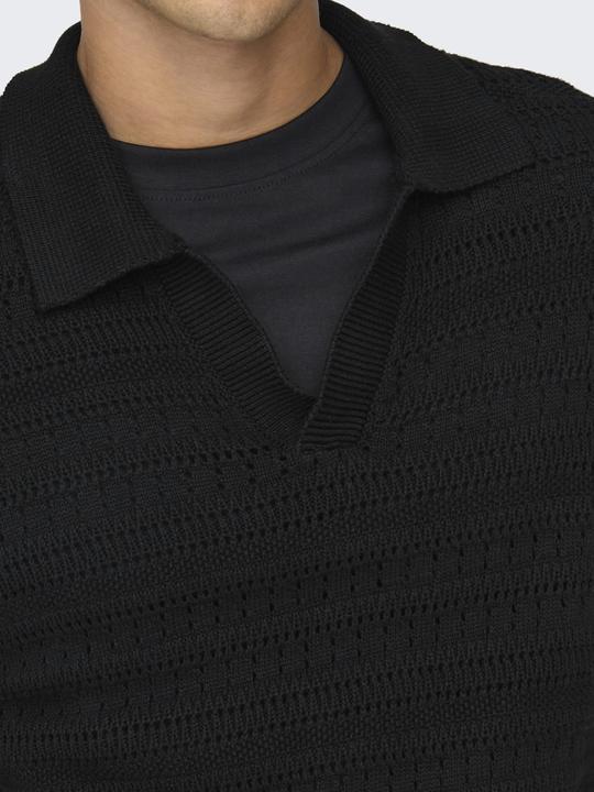 Produktbild Only & Sons Onsgrayson Ds 5 Chochet Polo Knit (XL)