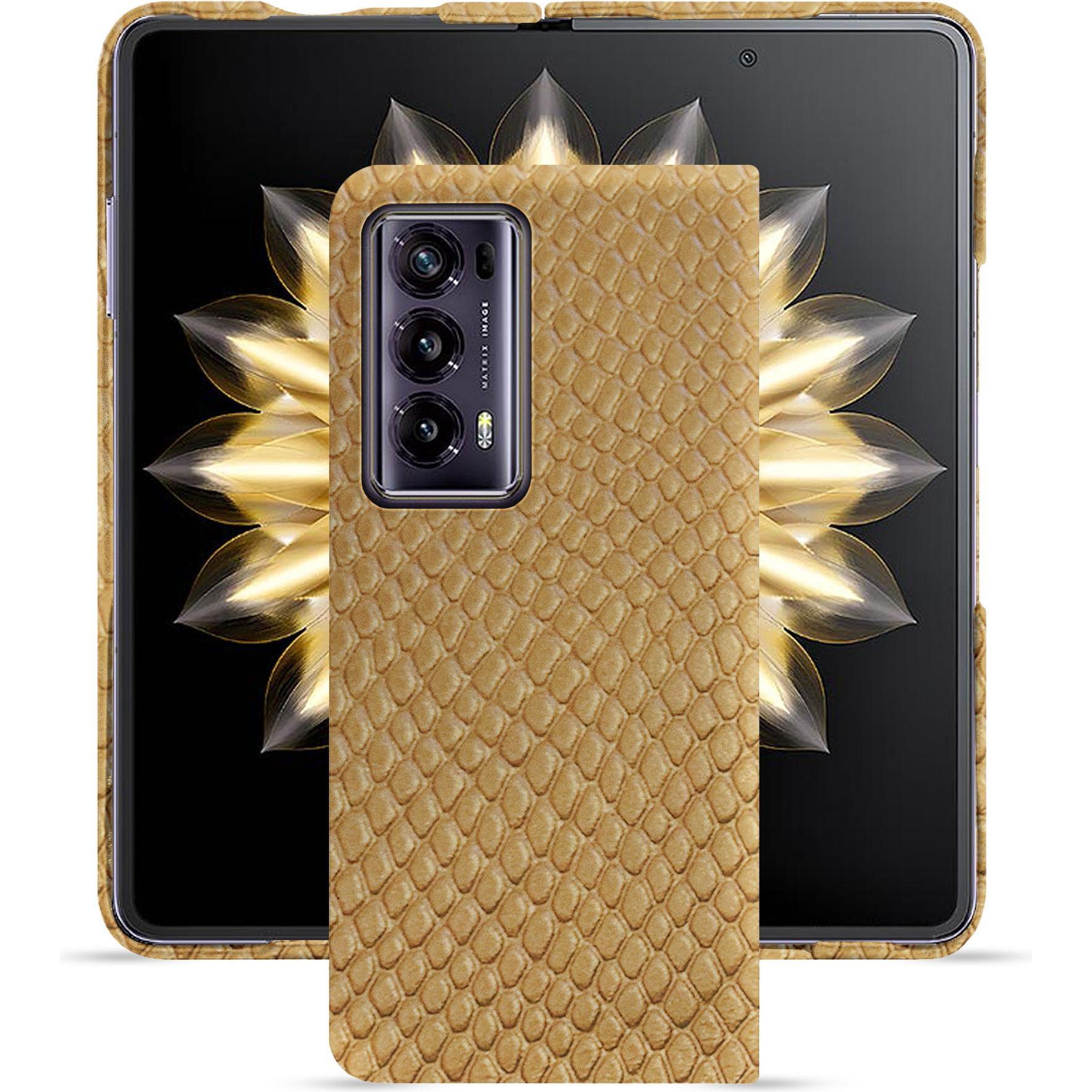 Noreve Honor Magic V2: cover in pelle (Honor Magic V2), Cover smartphone, Beige