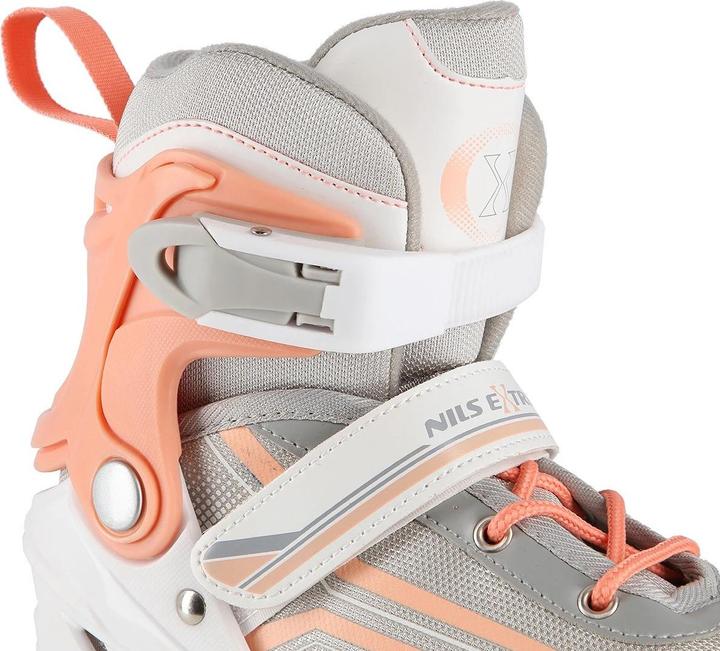 Actual product image Nils NH18190 2in1 WHITE AND PINK SIZE M. L(39-43) INLINE SKATES WITH DIMENSION. TUL. ICE HOCKEY EXTR (39, 40, 41, 42, 43)