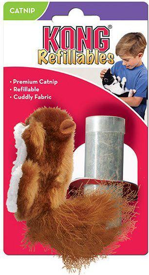 Actual product image KONG Refillables Squirrel brown (7.5x10cm) (Catmint toy)