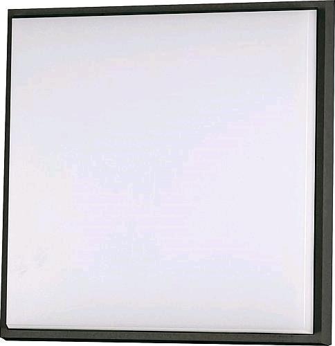 Actual product image Fabas Luce Ceiling light Desdy in white and black 32W 2800lm 300x300mm (2800 lm)