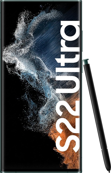 Produktbild Samsung Galaxy S22 Ultra EU (128 GB, Green, 6.80", Dual SIM, 108 Mpx, 5G)