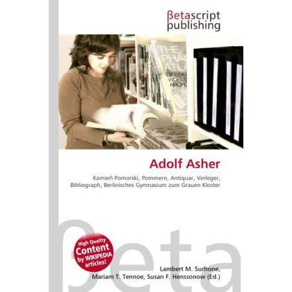 Adolf Asher, Ratgeber