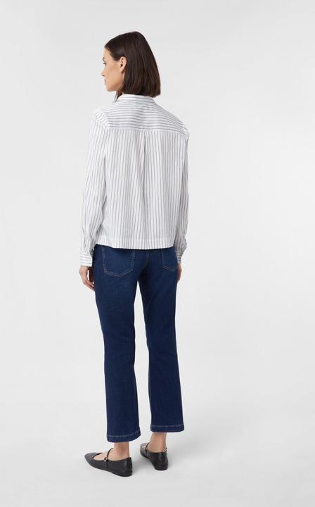 Immagine prodotto Comma Bluse Streifenbluse aus Baumwollstretch mit Leo-Detail (44)