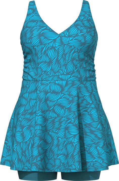 Immagine prodotto Ulla Popken Abito da bagno con conchiglie, coppe morbide, scollo rotondo e materiale riciclato (44)
