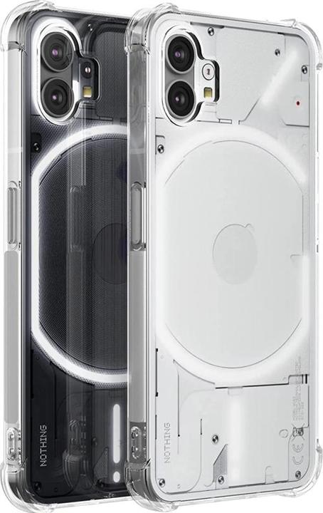 Actual product image Screenguard Nothing Phone (1) Cover Crystal Soft Airbag Bumper (Nothing Phone (1))