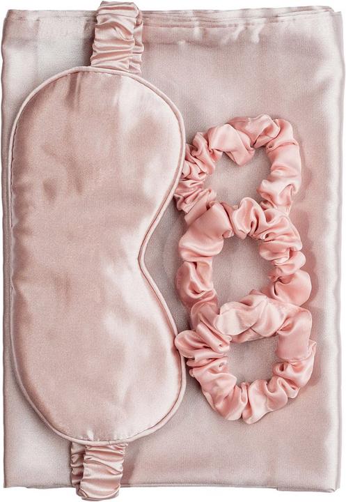 Immagine prodotto Zoë Ayla Collezione Silky Beauty Sleep rosa (Set di cravatte per capelli)