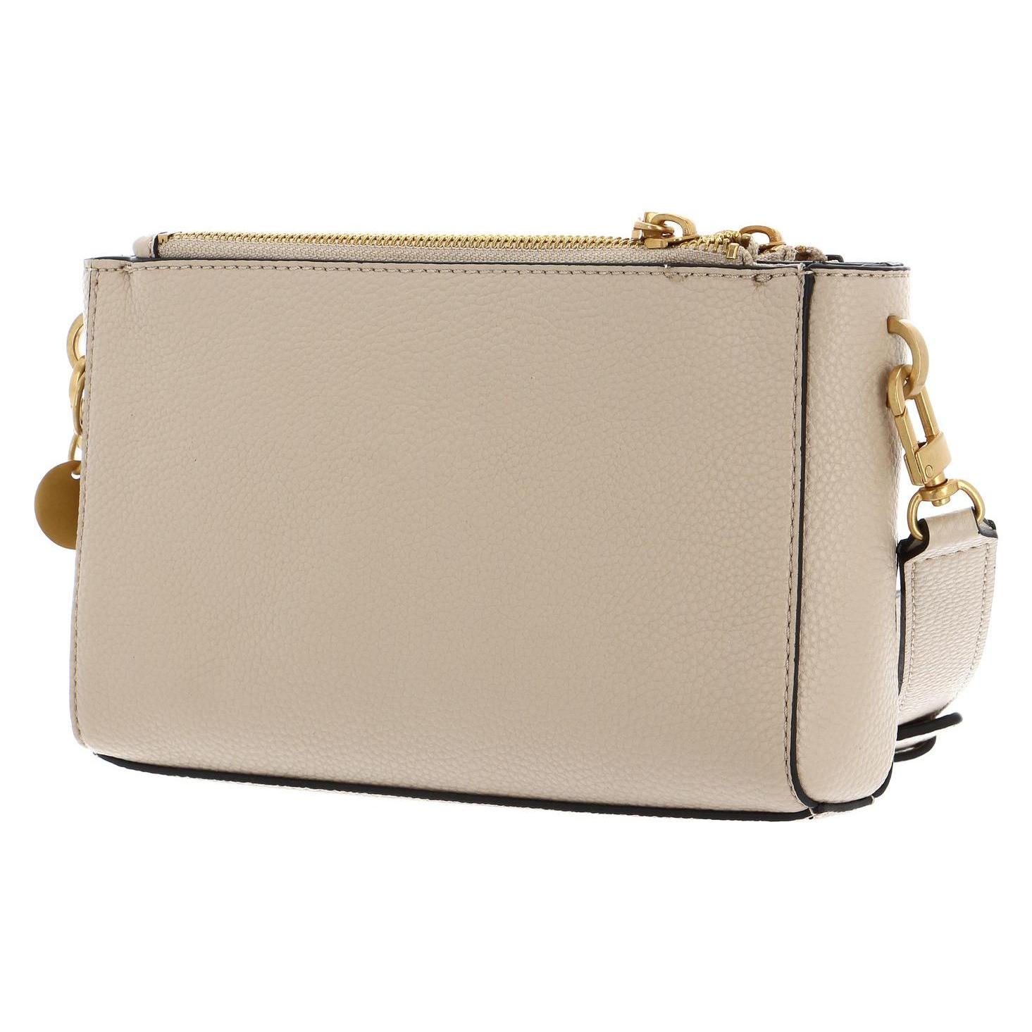 Guess, Damen, Handtasche, Didi Mini Double Compartment Top Zip, Beige