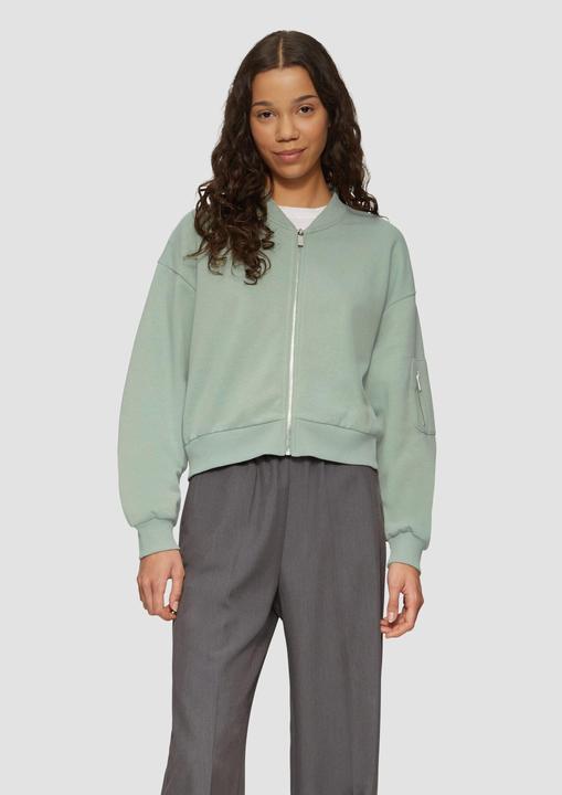 Produktbild s.Oliver Sweatshirt Verkürzter Sweat-Blouson (M)