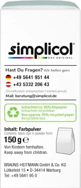 Produktbild Simplicol Textilfarbe expert (Mint)
