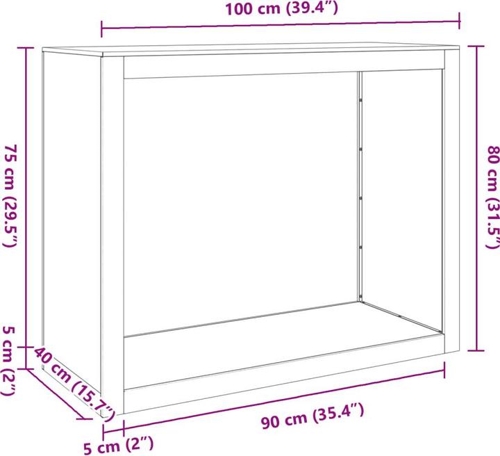 Image du produit VidaXL Liana (100 x 40 x 80 cm)