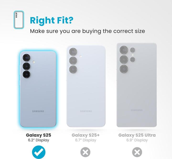 Produktbild speck Presidio2 Grip Samsung Galaxy S25 Black - with Microban (Samsung Galaxy S24, Samsung Galaxy S25)