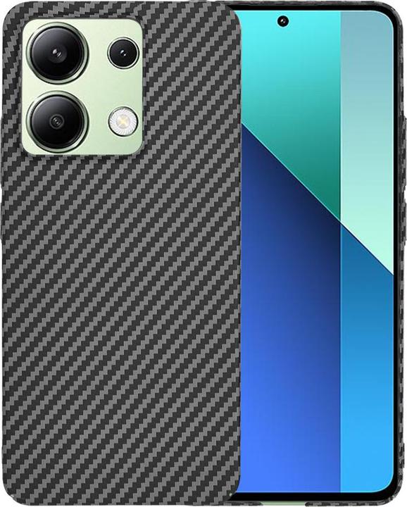 Produktbild Techsuit - Carbonite FiberShell - Xiaomi Redmi Note 13 4G - Black (Xiaomi Redmi Note 13 4G)