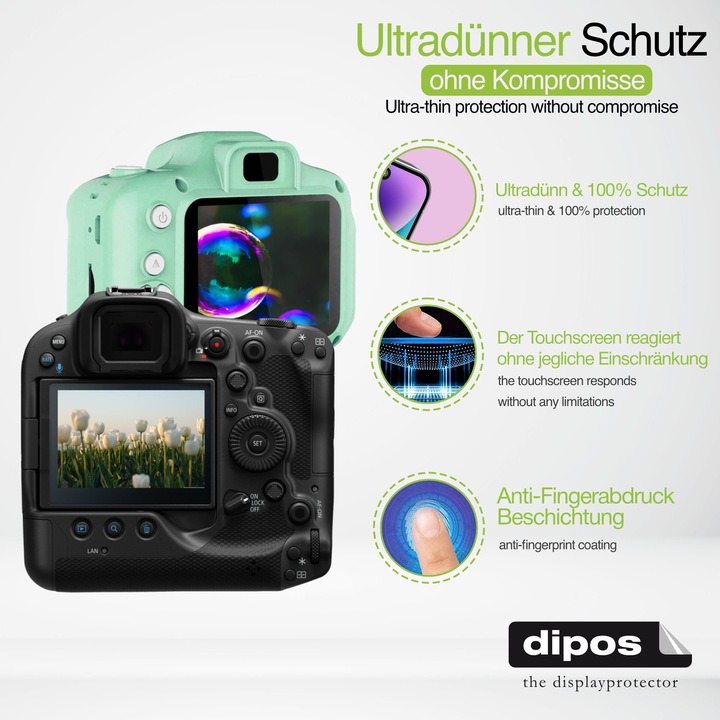 Actual product image Dipos Screen Protector Anti-Glare for Sigma SD9 (Screen protector)