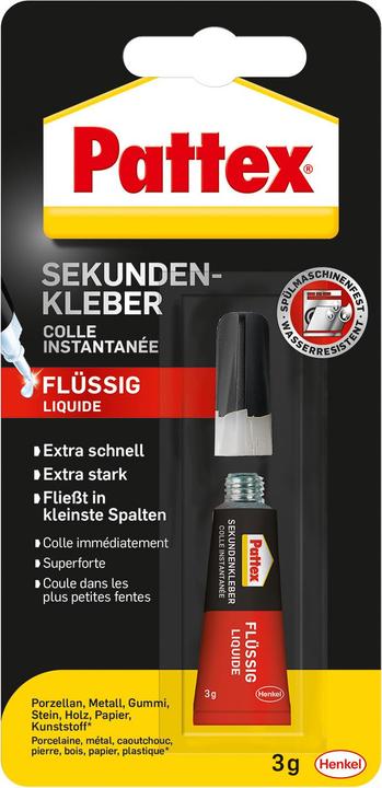 Image du produit Pattex Superglue liquide (3 g)