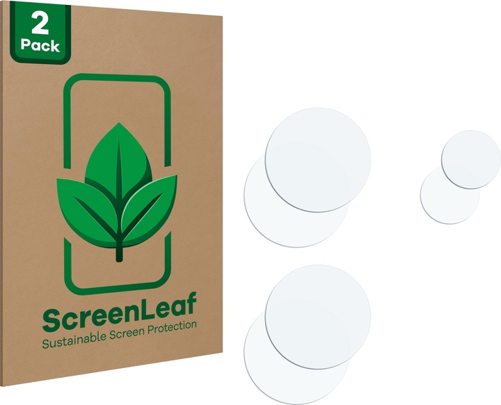 Produktbild ScreenLeaf Schutzfolie nachhaltiger Displayschutz Displayschutzfolie Folie Klar Transparent (2 Stück, Xiaomi Redmi Note 13 4G)