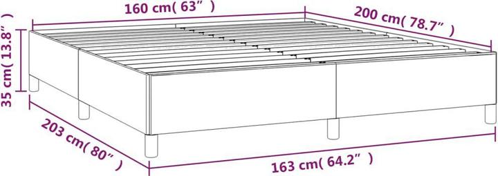 Image du produit vidaXL Bettgestell (160 x 200 cm)