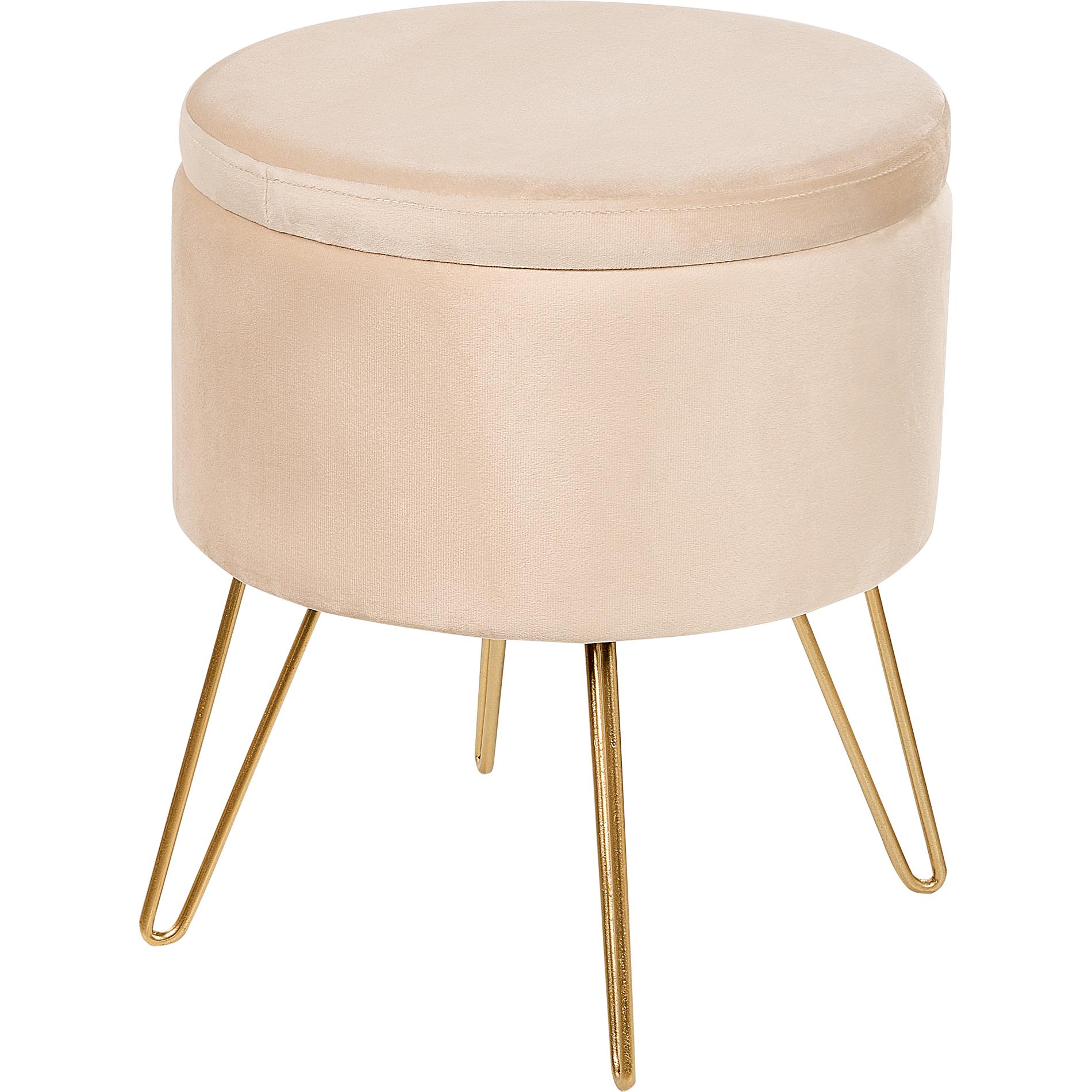 Beliani, Hocker + Pouf, Silas