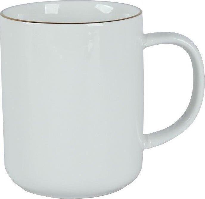 Domoletti Mug With Gold Rim Blanc 340ml (340 ml)