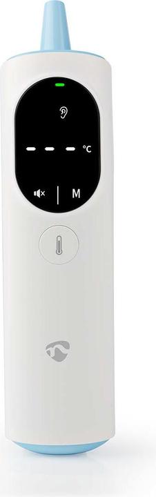 Produktbild Nedis SmartLife Infrarotthermometer | LED-Anzeige | Ohr / Stirn | Weiss (Ohr, Stirn)