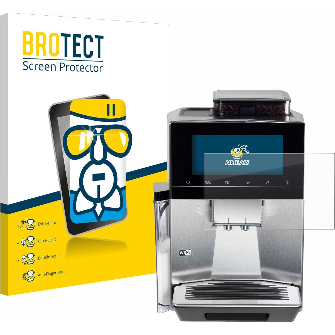 BROTECT AirGlass Panzerglasfolie, Zubehör Kaffeemaschinen, Transparent