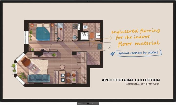 Immagine prodotto BenQ Display tattile CP8601K DuoBoard (3840 x 2160 pixel, 86")