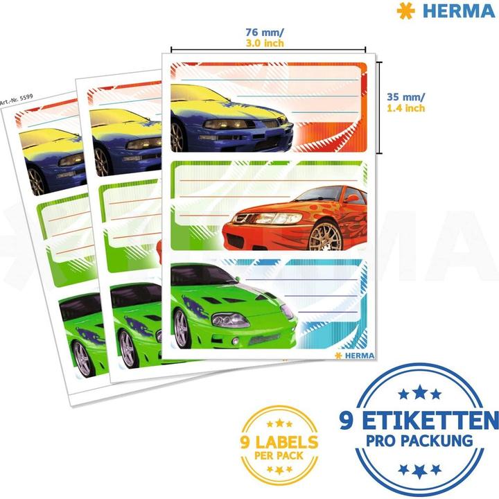 Actual product image HERMA Book labels