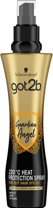 Schwarzkopf Got2B - Guardian Angel Spray Thermoprotective Hair Modeling Spray 200Ml (200 ml)