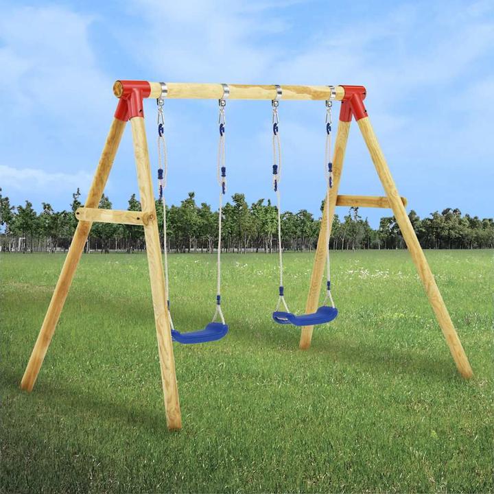 Produktbild vidaXL Schaukelgestell 230 x 130 x 166 cm Kiefernholz