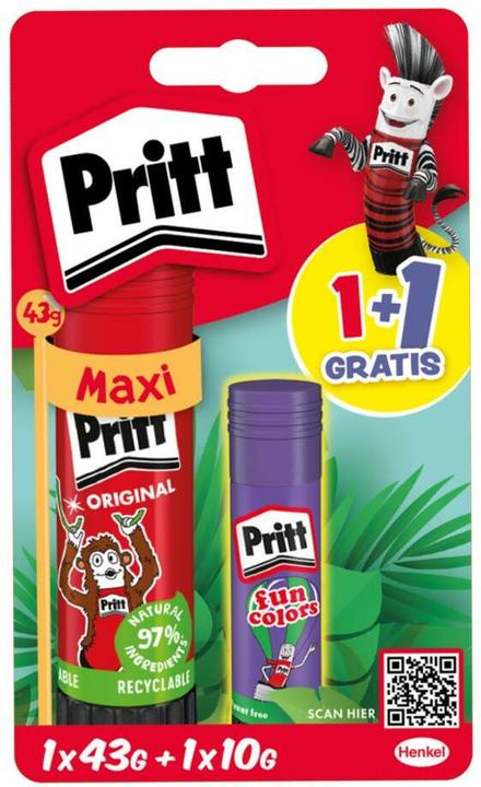 Pritt PBS4B Stick 1x 43g + 1x 10g Farbe