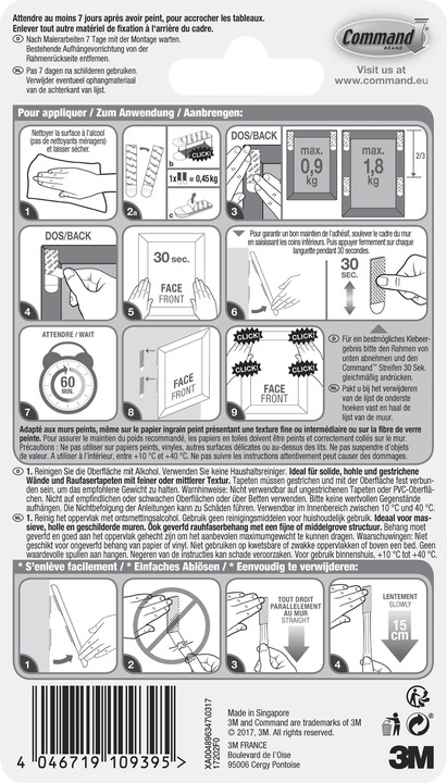 Image du produit Command Languettes Accroches Tableaux S (1.80 kg)